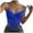Blue, variant on Ladies Lace Rims Fishbone Navel Slim Vest Lace Camisole Crop Top