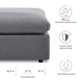 thumbnail image 3 of Commix Sunbrella Outdoor Patio Ottoman, 3 of 5
