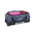 thumbnail image 6 of Travelers Club 36" 2-Section Drop-Bottom Rolling Duffel. Navy w/ Black, 6 of 6