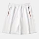 thumbnail image 1 of Fiudx Pantalones Cortos Deportivos para Hombre, Transpirables y Ligeros, con Bolsillos con Cremallera, Estilo Corto, Perfectos para Gimnasio, Correr y Nadar, Ideales para Un Estilo de Vida Activo, Ro, 1 of 6