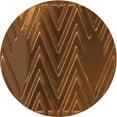 thumbnail image 1 of Ahgly Company Machine Washable Indoor Round Transitional Sedona Brown Area Rugs, 7' Round, 1 of 7