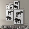 thumbnail image 4 of Ornamental Safari Animals I Premium Gallery Wrapped Canvas - Ready to Hang, 4 of 9