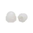 thumbnail image 1 of Tuercas de tapa hexagonales M5 para tornillos y pernos de nylon blanco 10 piezas, 1 of 3