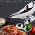 thumbnail image 3 of Stainless Steel Gravy Boat, Saucier With Ergonomic Handle Sauce Boat, 3 of 4