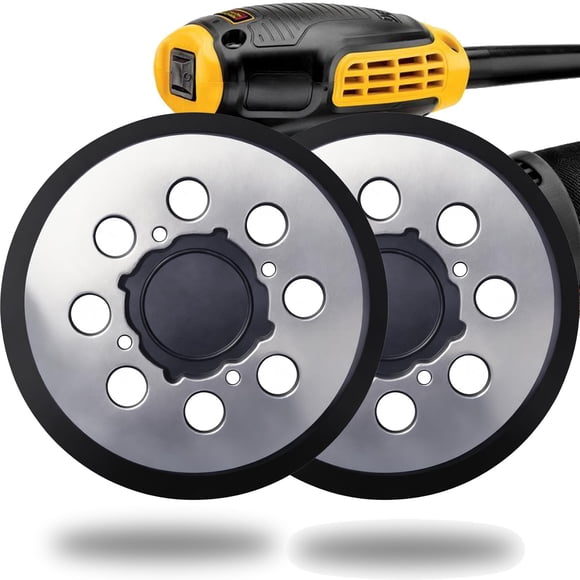 Paquete De 2 Almohadillas De Repuesto Para Lijadora De 5 Pulgadas Y 8 Orificios Para Dewalt Dwe6423/6423K Dwe6421/6421K Dwe6421-B2 Dwe6421-B3 Dwe6421-Br Dcw210B - Almohadilla De Respaldo De Lijado Con