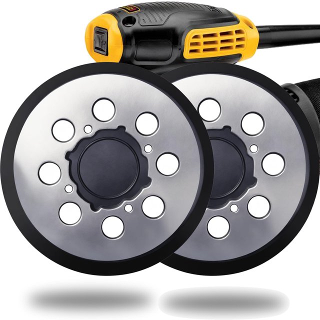 Paquete De 2 Almohadillas De Repuesto Para Lijadora De 5 Pulgadas Y 8 Orificios Para Dewalt Dwe6423/6423K Dwe6421/6421K Dwe6421-B2 Dwe6421-B3 Dwe6421-Br Dcw210B - Almohadilla De Respaldo De Lijado Con
