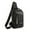 Black, variant on Jierger 𝑾𝒂𝒕𝒆𝒓𝒑𝒓𝒐𝒐𝒇 Messenger Bag Solid Color Cloth Outdoor Leisure Customize Chest Bag Men Shoulder Crossbody for Men Women Outdoor Travel Work
