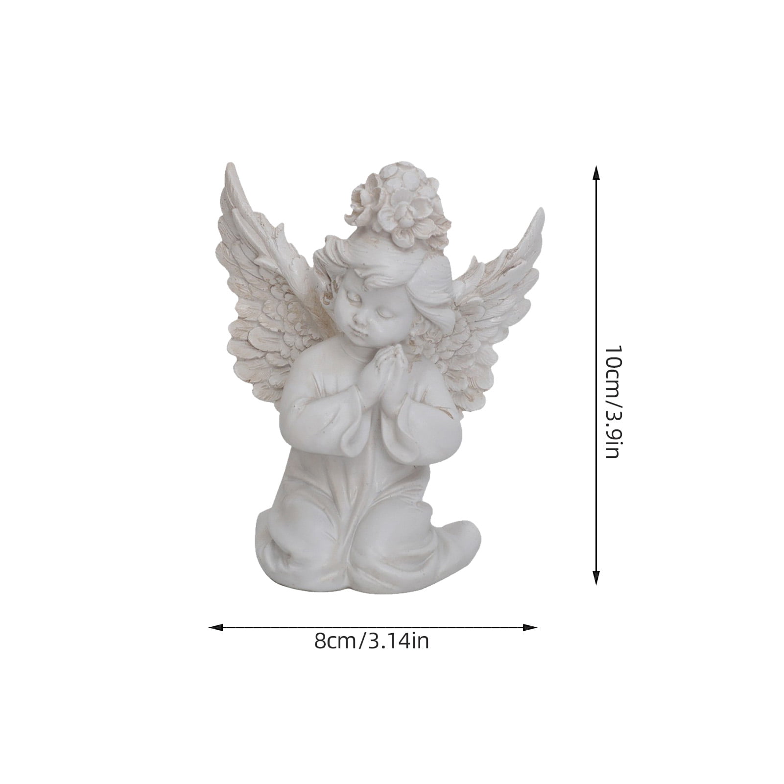 Beautiful Resin Angels Guardian Angel Wings Statue Figurine Ornament Xmas Gift 