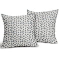 thumbnail image 4 of Dusty Blue Cream Pillow Covers 16x16 Set of 2 Boho Design Polka Dot Throw Pillows Modern Brush Strokes Print Decorative Outdoor Pillowcase Square Cushion Cover Linen Pillow Case for Sofa Couch Bed, 4 of 6