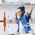 thumbnail image 5 of MIDOLA Headphone Kids Volume Limited 85/110dB Wired Over-Ear/On-Earr Foldable Headset with Inline Cable AUX 3.5mm Cord Mic for Boy Girl Child PC Notebook Tablet Blue, 5 of 5