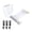 White-A, variant on New Riser PCI-E x16 ATX Graphics Card Vertical Bracket GPU Holder+GEN4/3 PCIE 4.0/3.0 16X Riser Extender Cable 25CM