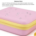 thumbnail image 2 of Portable Zipper Closure Guitar Pick Storage Bag Waterproof Bag Plectrum Organizer Carrying Case Musical Instrument Blue Half Mesh, 2 of 9