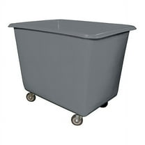 Royal Basket Trucks Cube Truck,1/2 cu. yd.,600 lb. Cap,Gray G12-GRX-PGA-4UNN