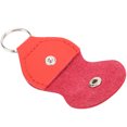 thumbnail image 4 of Stylish Guitar Picks Holder Soft PU Leather Plectrum Storage Case Keyring Guitar AccessoryRed, 4 of 10