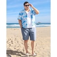 thumbnail image 4 of PULI Men’s Big & Tall Golf Shorts 10" Inseam Stretch Quick Dry Waterproof Lightweight Hiking Casual Shorts, 4 of 7