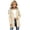 Beige5, variant on Girls Rain Jacket 2026 Lightweight Waterproof Windproof Rain Coat Drawstring Zip Up Windbreaker Outdoor Trench Coat (Black2/5-6 Years)
