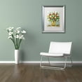 thumbnail image 3 of Trademark Fine Art "Spring Flowers in a Vase 11" Canvas Art by Hai Odelia, White Matte, Silver Frame, 3 of 4