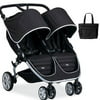 Britax B-Agile Double Stroller with matching diaper bag - Black