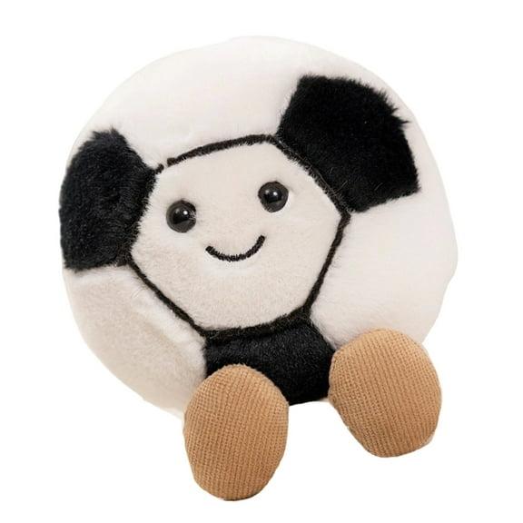 PatungKu Soft Stuffed Sports Ball Plush Toy Cute Pillow Souvenir For Birthday Gift