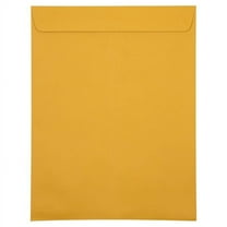 JAM Paper 10" x 13" Open End Catalog Premium Envelopes, Manila, Bulk 100 Per Box