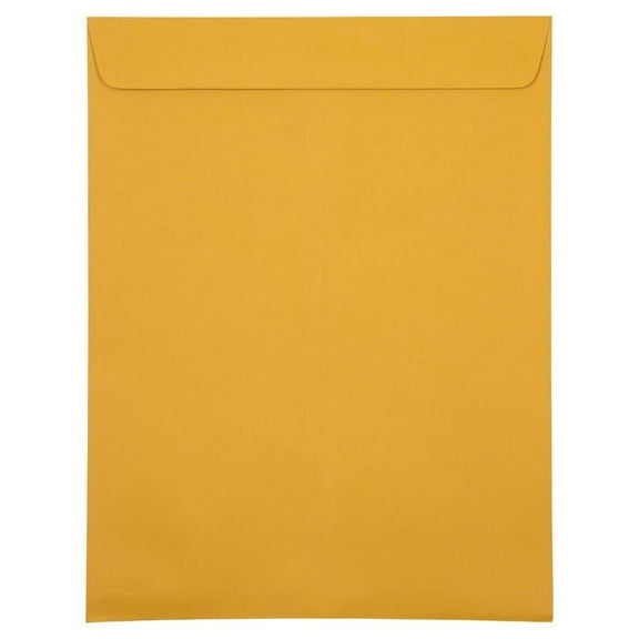 JAM Paper 10" x 13" Open End Catalog Premium Envelopes, Manila, Bulk 100 Per Box