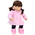 thumbnail image 3 of Sophia's Winter Coat, Hat and Boots Set for 15'' Dolls, Light Pink, 3 of 4