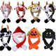 thumbnail image 2 of Gorro de Animal de peluche con orejas de salto móviles, gorro de dibujos animados de vaca, leche, orejera, juguetes de peluche, accesorios para fotos de halloween y Navidad, 2 of 4