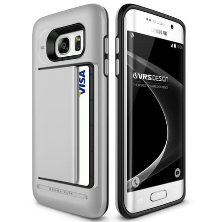 Samsung Galaxy S7 Edge Case, VRS Design Damda Clip - Wallet Card Slot, Money Clip, Heavy (Best Galaxy S7 Edge Deals)