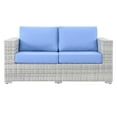 thumbnail image 5 of Modway Convene Outdoor Patio Loveseat in Light Gray Light Blue, 5 of 8
