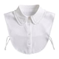 thumbnail image 1 of Rongfmy Faux Collier Faux Collier pour Femmes Accessoires de Complet Professionnels Faux Collier Blanc, 1 of 9
