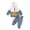 Sky Blue, variant on Povozer Toddler Boy Clothes Infant Baby Boy Outfits Boys Casual Fashion Suit Hooded Sweatshirt Long Pants 2pcs Set,Size 12-18 Months,Green