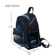 thumbnail image 3 of FORMRS School Backpack with Front Zippered Pocket 12" Student Travel Daypack, Window Earth, 3 of 6