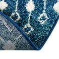 thumbnail image 5 of Unique Loom Tribal Trellis Collection Area Rug - Alaoui (10' x 13' Rectangle Navy and Teal/Ivory), 5 of 11