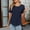 c01Blue, variant on JGGSPWM Women's Casual Short Sleeve T Shirts Loose Breathable Comfortable Round Neck Basic Loose Tunic Tops Black S