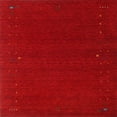thumbnail image 1 of Ahgly Company Indoor Square Contemporary Brown Red Abstract Area Rugs, 8' Square, 1 of 6