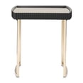 thumbnail image 3 of Michael Amini Lisbon Side Table - Silken Matte Black, 3 of 9