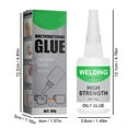 thumbnail image 6 of 1 Pc Strong & Instant Bond Glue,Universal Super Glue,Welding High Strength Oily Glue,Universal Superglue,Mighty Instant Glue for Resin Ceramic Metal Glass (White), 6 of 7