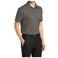 thumbnail image 4 of Yellow Rooster Mens Short Sleeve Rapid Dry Mesh Polo Grey Smoke 2XL, 4 of 4
