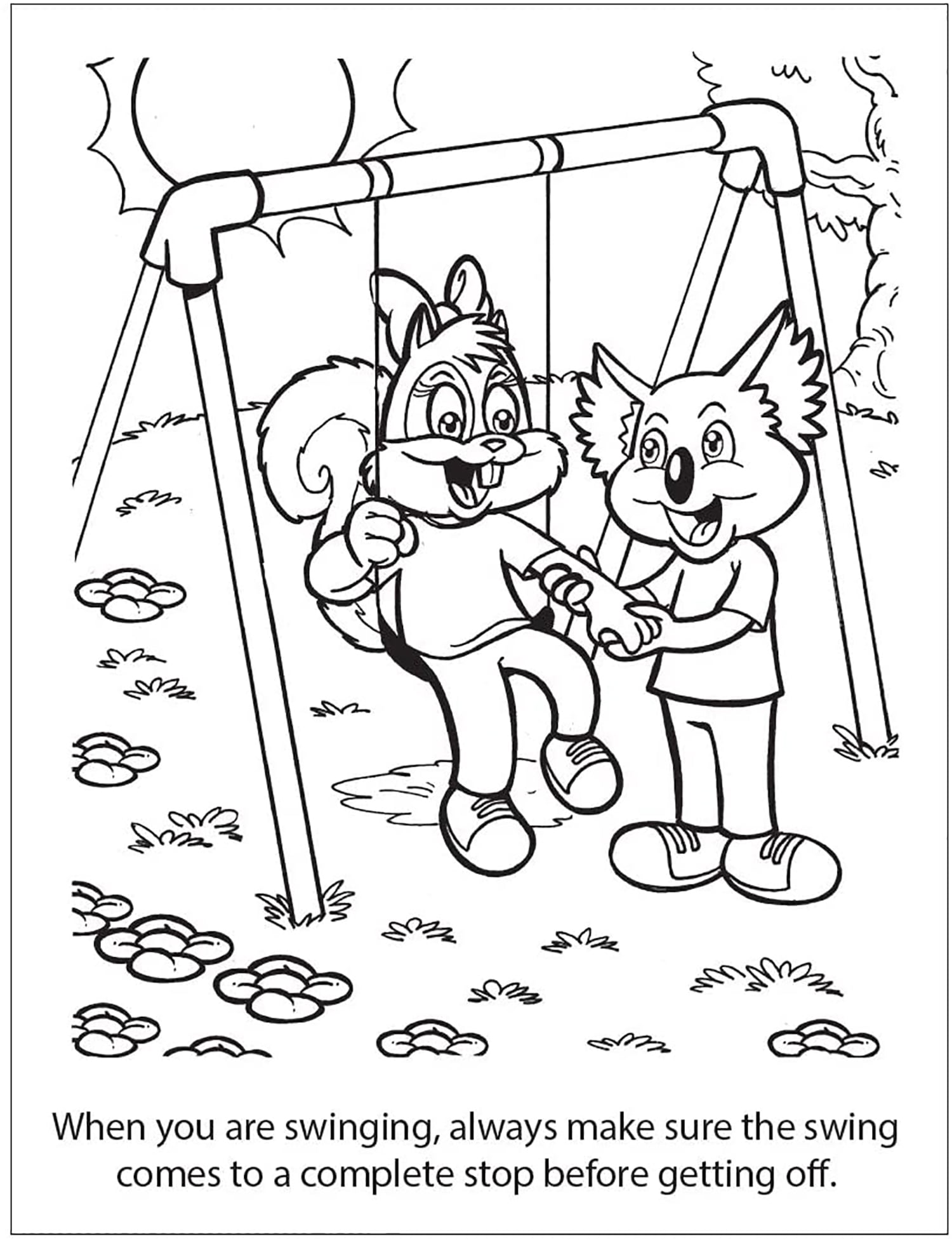 ZoCo: 25 Pack - Playground Safety Awareness Kid's Educational Coloring & Activity Books