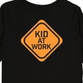 thumbnail image 4 of Inktastic Kid at Work Construction Sign Boys or Girls Long Sleeve Toddler T-Shirt, 4 of 5