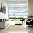 thumbnail image 6 of Ahgly Company Indoor Square Abstract Metallic Gold Abstract Area Rugs, 6' Square, 6 of 6