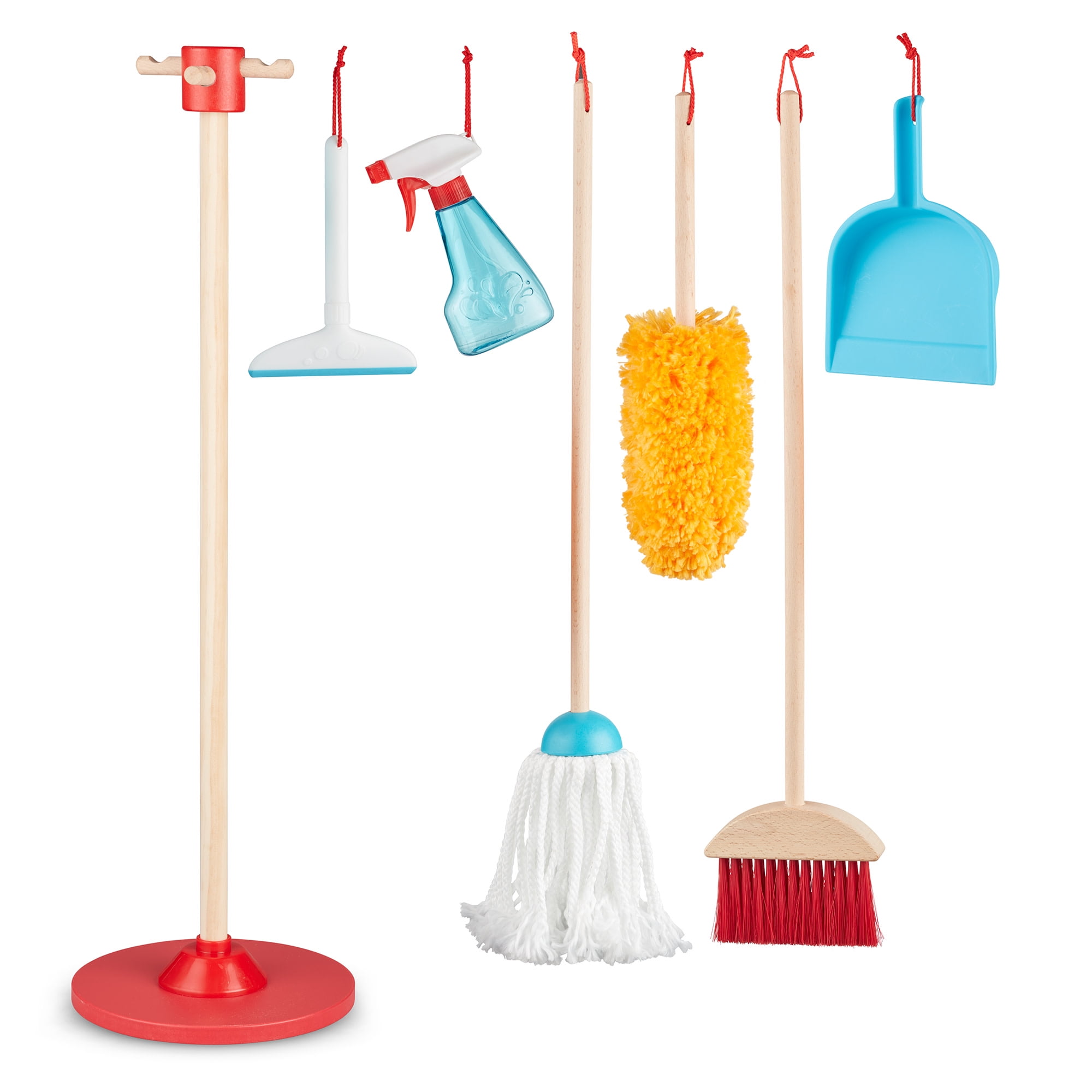 Melissa & Doug Neat & Tidy Housekeeping Wooden Cleaning Play Set for Boys and Girls Ages 3+ - FSC Certified
