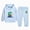 T025-Light Blue, variant on Zuwimk Toddler Boy Girls Sweat Suit Set - 2 Piece Soft Graphic Print Long Sleeve Pullover Hoodies and Athletic Jogger Sweatpants Outfits(T025-Yellow)