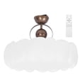 thumbnail image 2 of Ceiling Light Fixture, Flush Mount Stepless Dimmable LED Ceiling Light  for Bedroom, 2 of 7