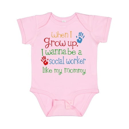 

Inktastic Social Worker Like Mommy Gift Baby Boy or Baby Girl Bodysuit