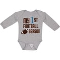 thumbnail image 3 of Inktastic My First Football Season Boys or Girls Long Sleeve Baby Bodysuit, 3 of 5
