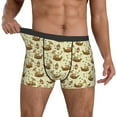 thumbnail image 3 of Mens Underwear Boxer Briefs - Snail With Mushrooms Comfort Breathable men's boxer briefs with Flex Waistband, 3 of 7