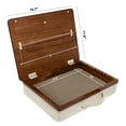 thumbnail image 2 of Rossie Home Acacia Wood Easel Lap Desk with Storage, Java, 2 of 7