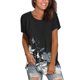 thumbnail image 2 of Gibobby Playera Corte clásico para Mujer Camisetas holgadas para mujer, camisetas verano manga corta, camisetas informales túnica Yoga para entrenamiento, c(Negro,CH), 2 of 5