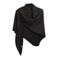thumbnail image 2 of Outfmvch Winter Shawl Cross Front Shawl Wraps for Women Soft Warm Wedding Travel Shawls Poncho Sweater Cape Women's Wraps & Pashminas Black One Size, 2 of 4